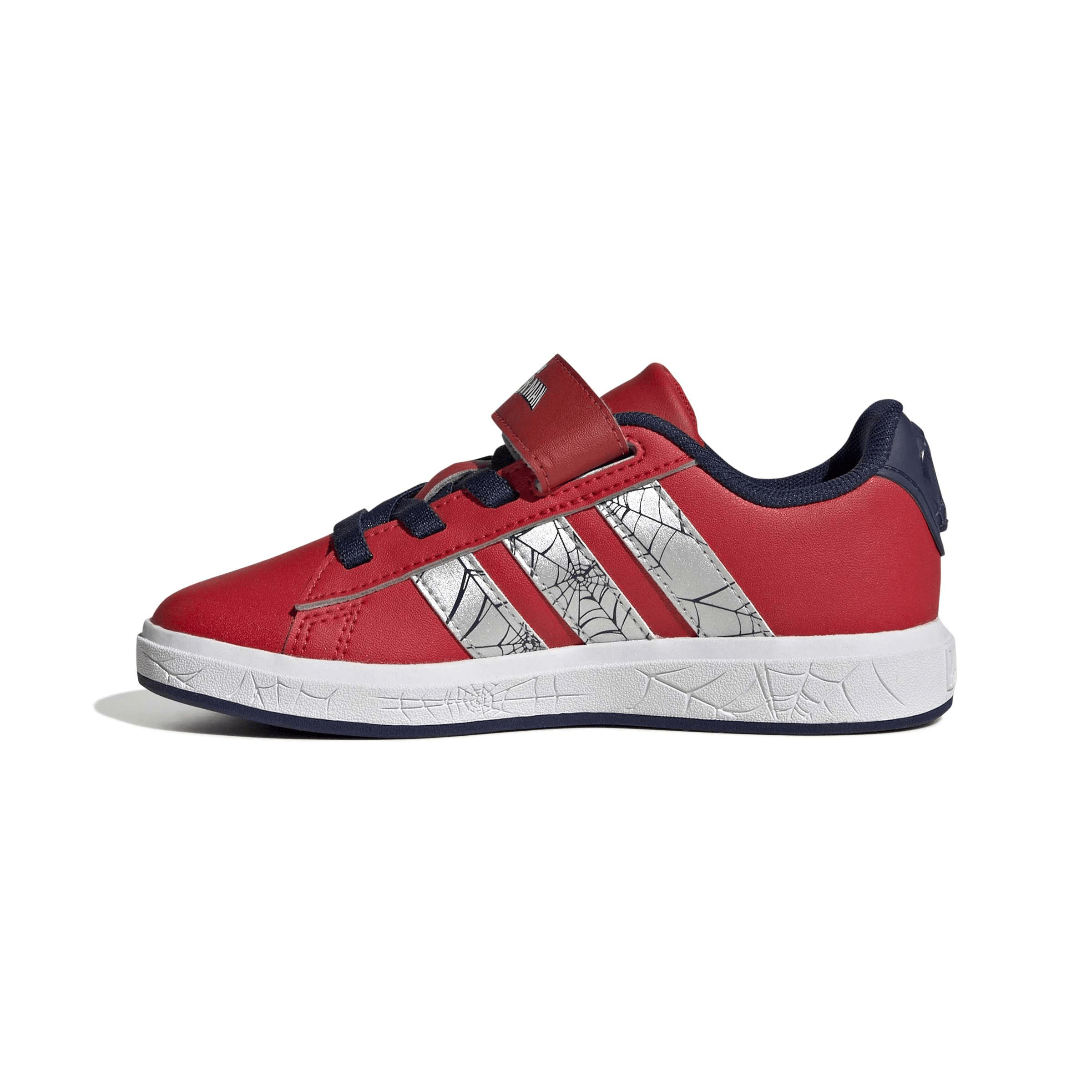 Tenis Adidas Grand Court Niño Spider-man Hombre Araña Rojo Infantil T17-22 — imagen 12