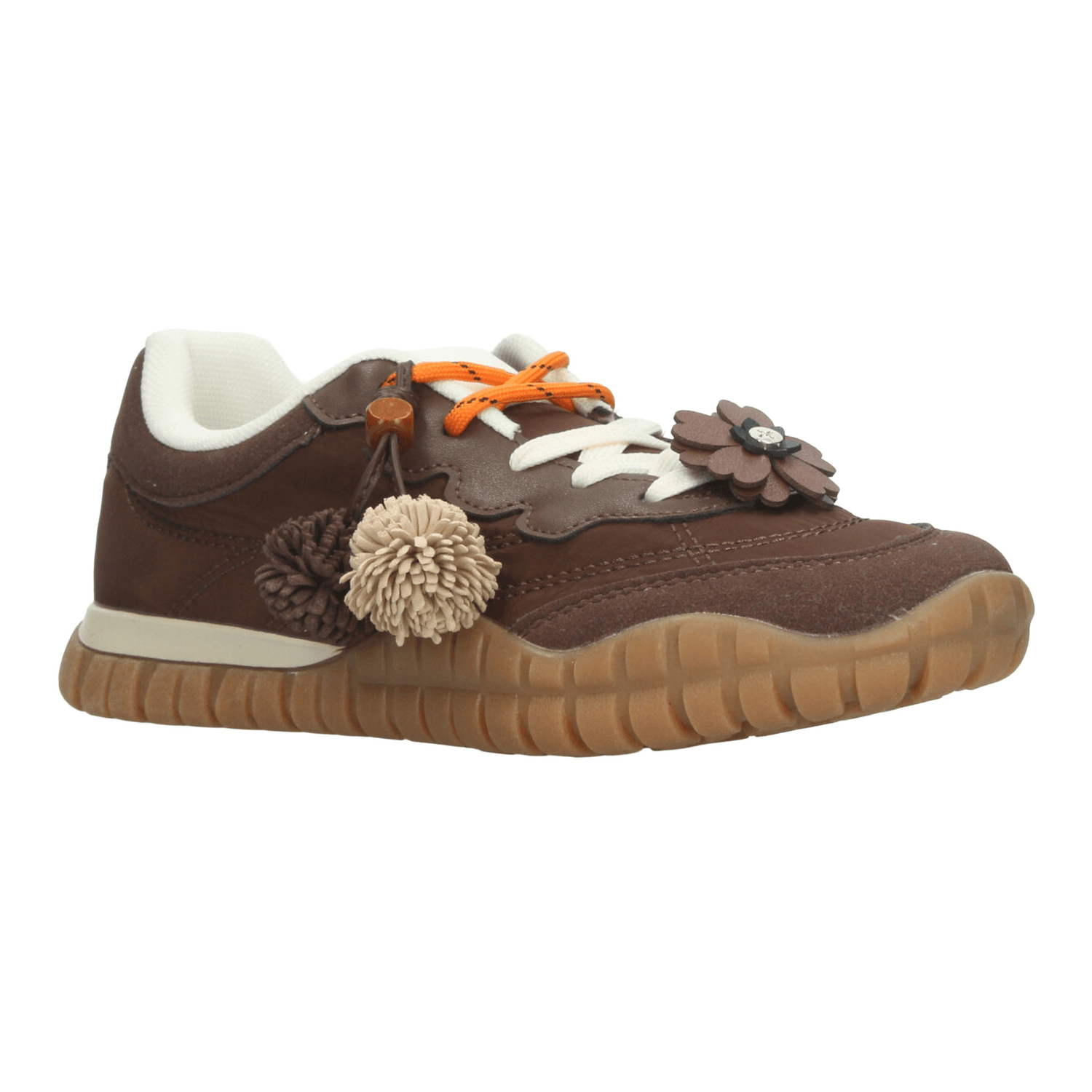 Tenis Berlin Dama Casual Cintas Urbano Café Mujer — imagen 2