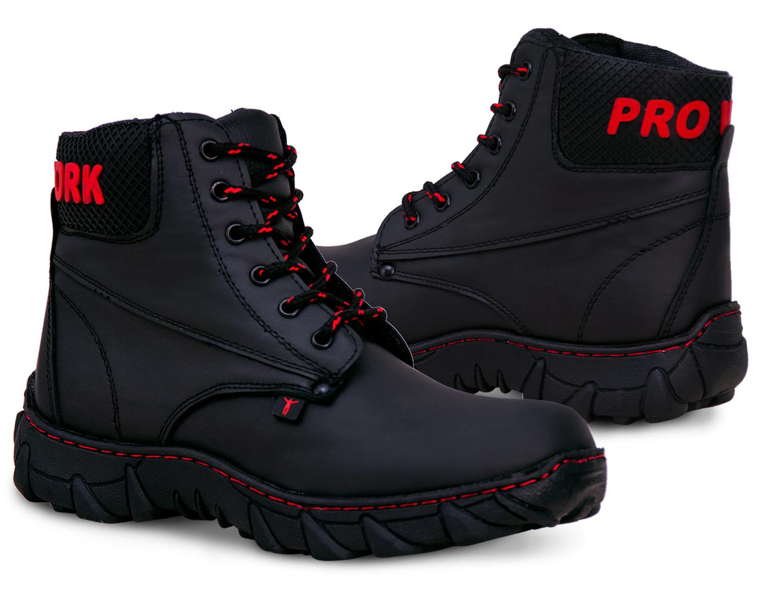 Botas industriales tacticas hombre Piel trabajo botin P03 — imagen 2