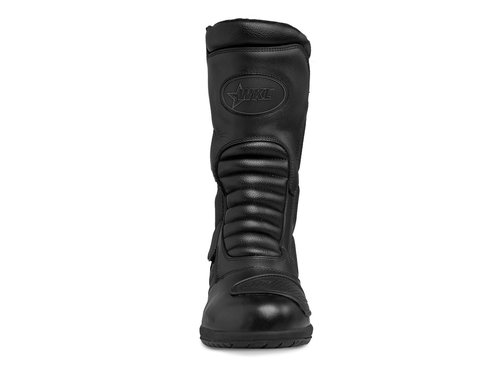 Bota mujer biker moto botin Sport dama WORKLAND 80009 Negro — imagen 8
