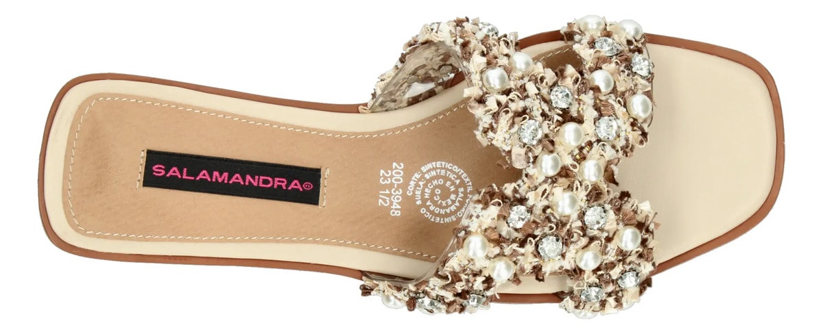 Sandalias Salamandra Dama Casual Beige Mujer — imagen 17