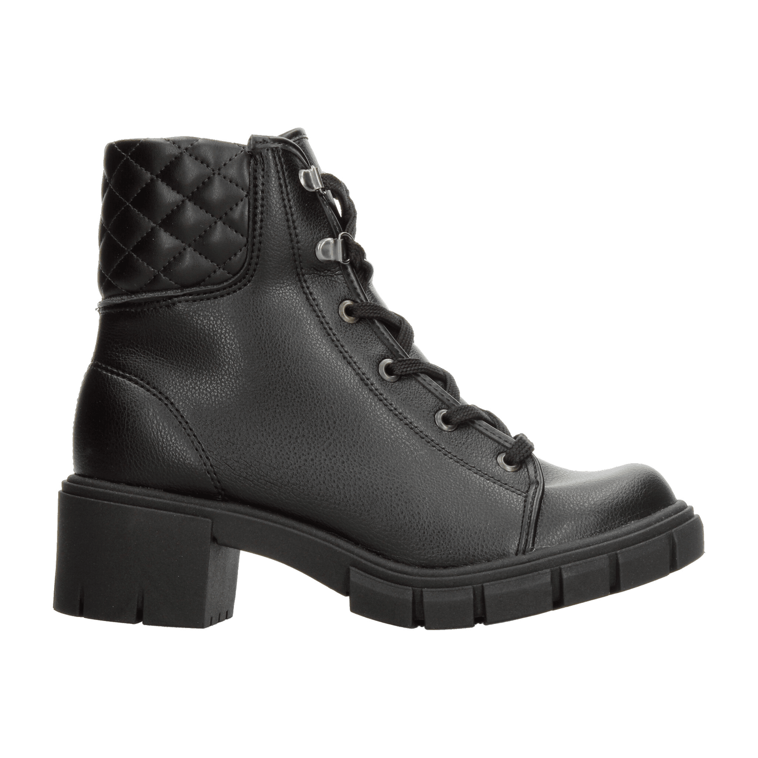 Botín Moleca Dama Tacón Cintas Casual Negro Mujer — imagen 1