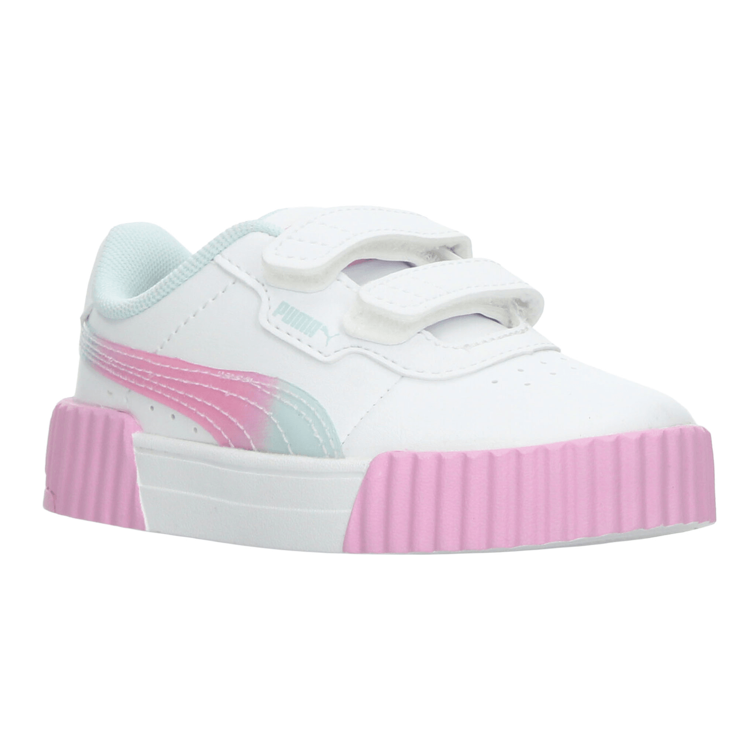 Tenis Puma Carina 3.0 Niña Blanco Casual Deportivo Infantil T11-16 — imagen 3