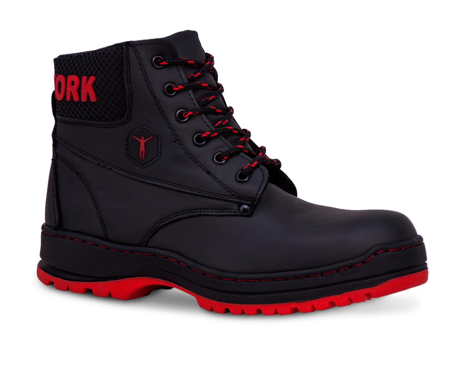 Botas industriales tacticas hombre Piel trabajo botin P04 — imagen 1