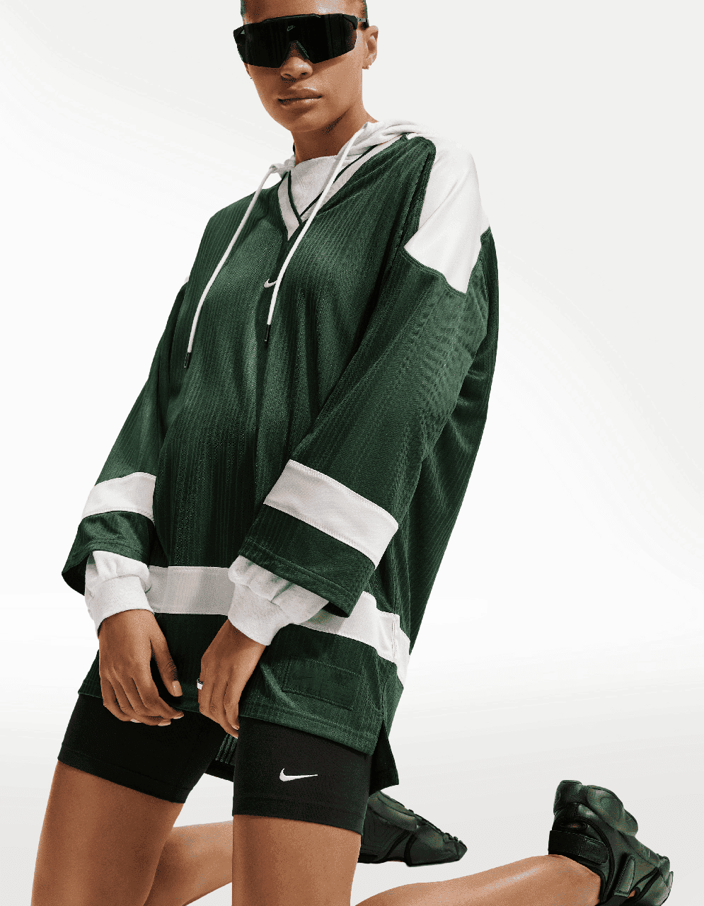 Playera Nike W NSW Jersey Tunic Mod Multicolor - Mujer — imagen 5