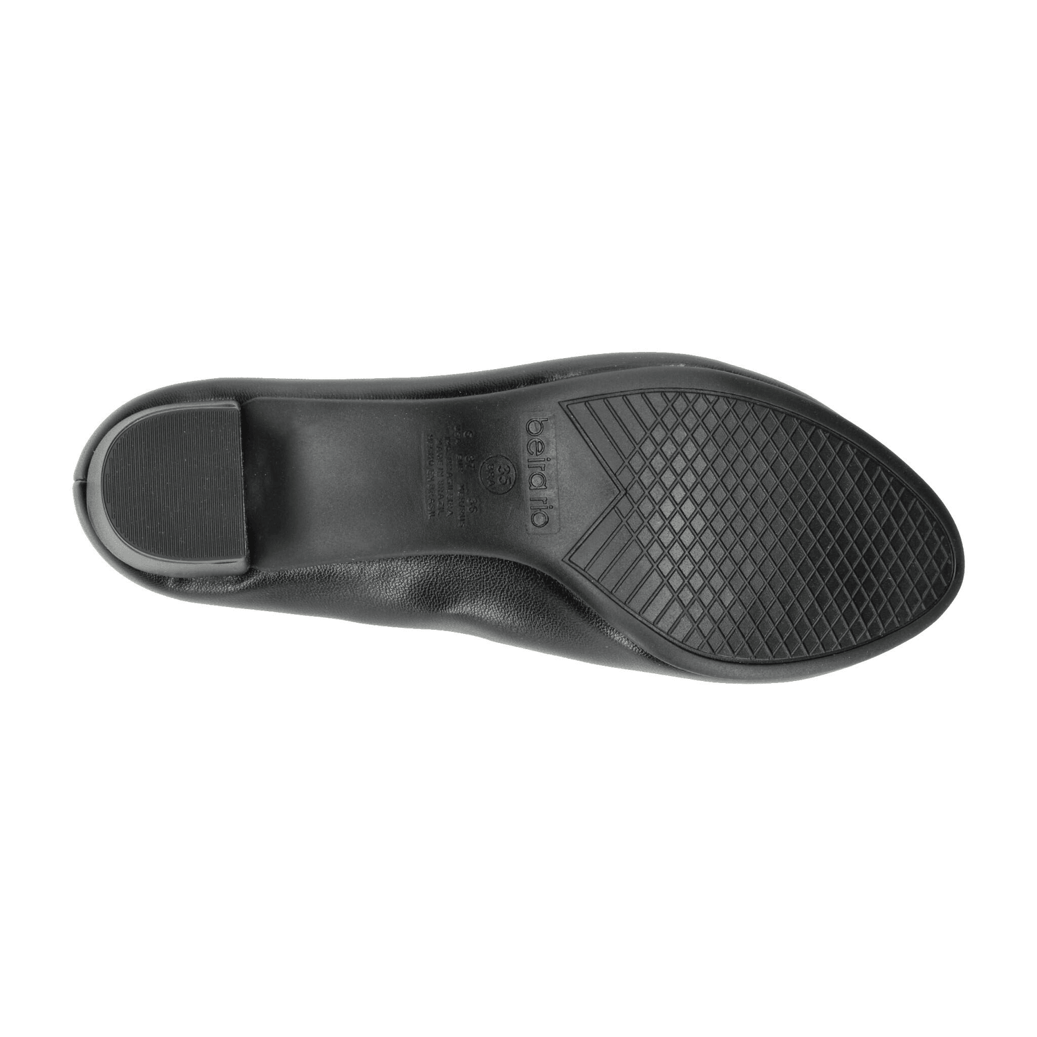 Zapato Confort Beira rio Dama Confort Negro Mujer — imagen 9