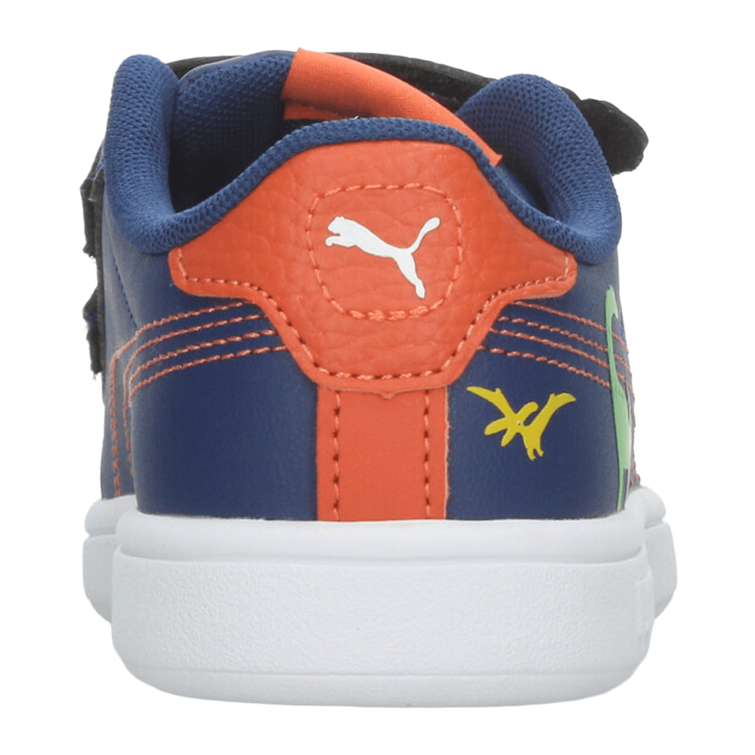 Tenis Puma Smash 3.0 Niño Azul Dinosaurios Infantil T16-22 — imagen 8