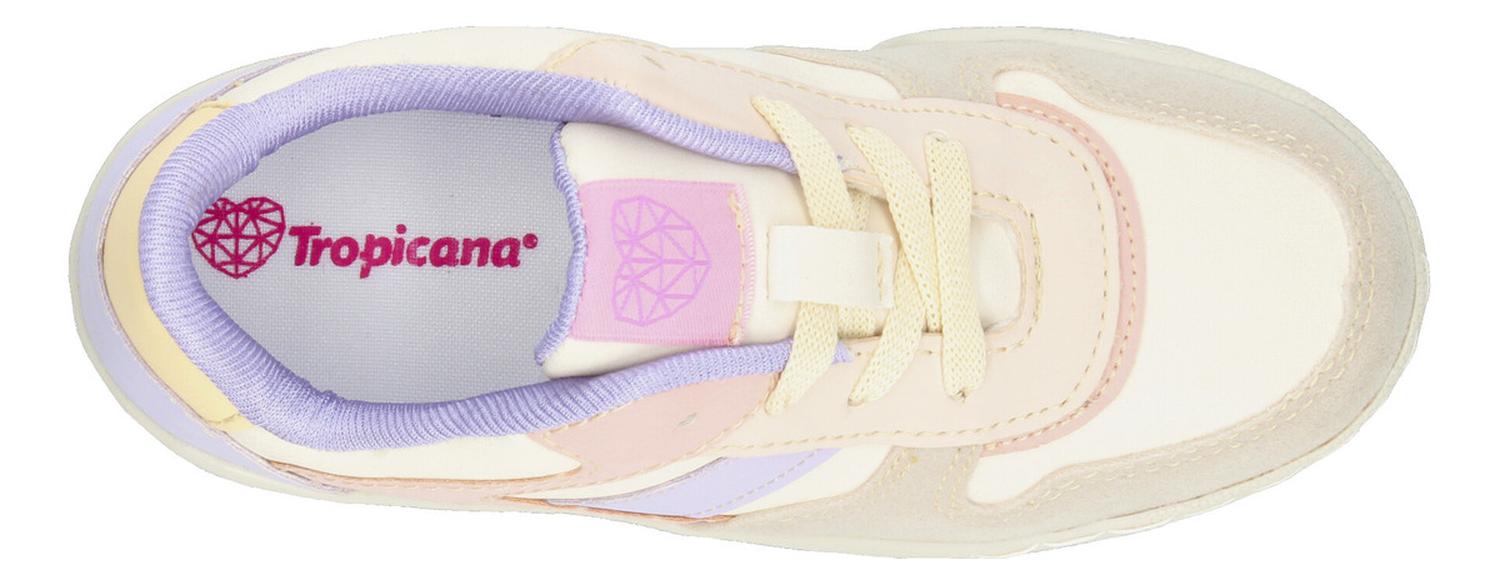 Tenis Tropicana Niña Casual Cómodo Cintas Ajustables Pastel Infantil T18-26 — imagen 7