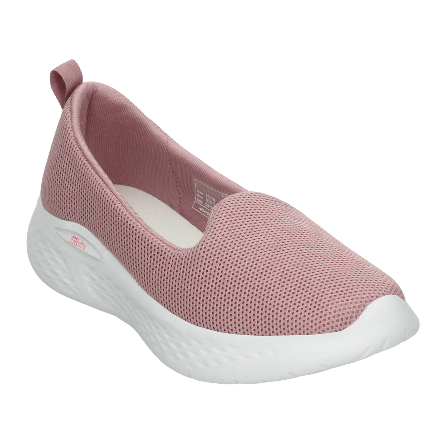 Tenis Actvitta Dama Rosa Deportivo Confort Slip On Mujer — imagen 5