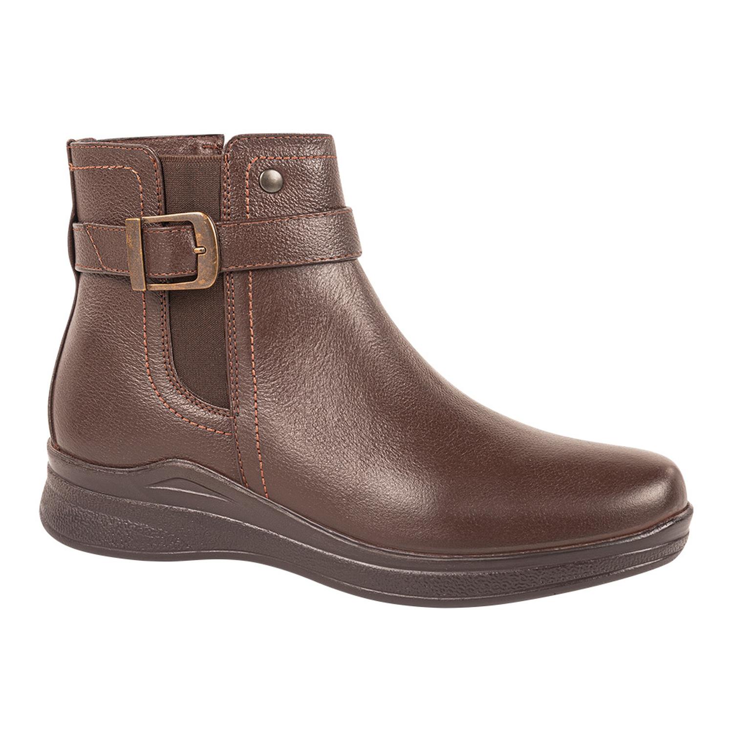 BOTA DAMA SHOSH CONFORT CONFORT DE PIEL PISO 1344423 — imagen 2