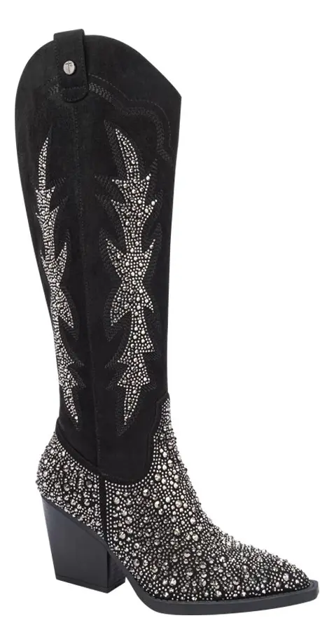Bota Dama Thalia Sodi Vaquera Con Pedreria Fiesta — imagen 8