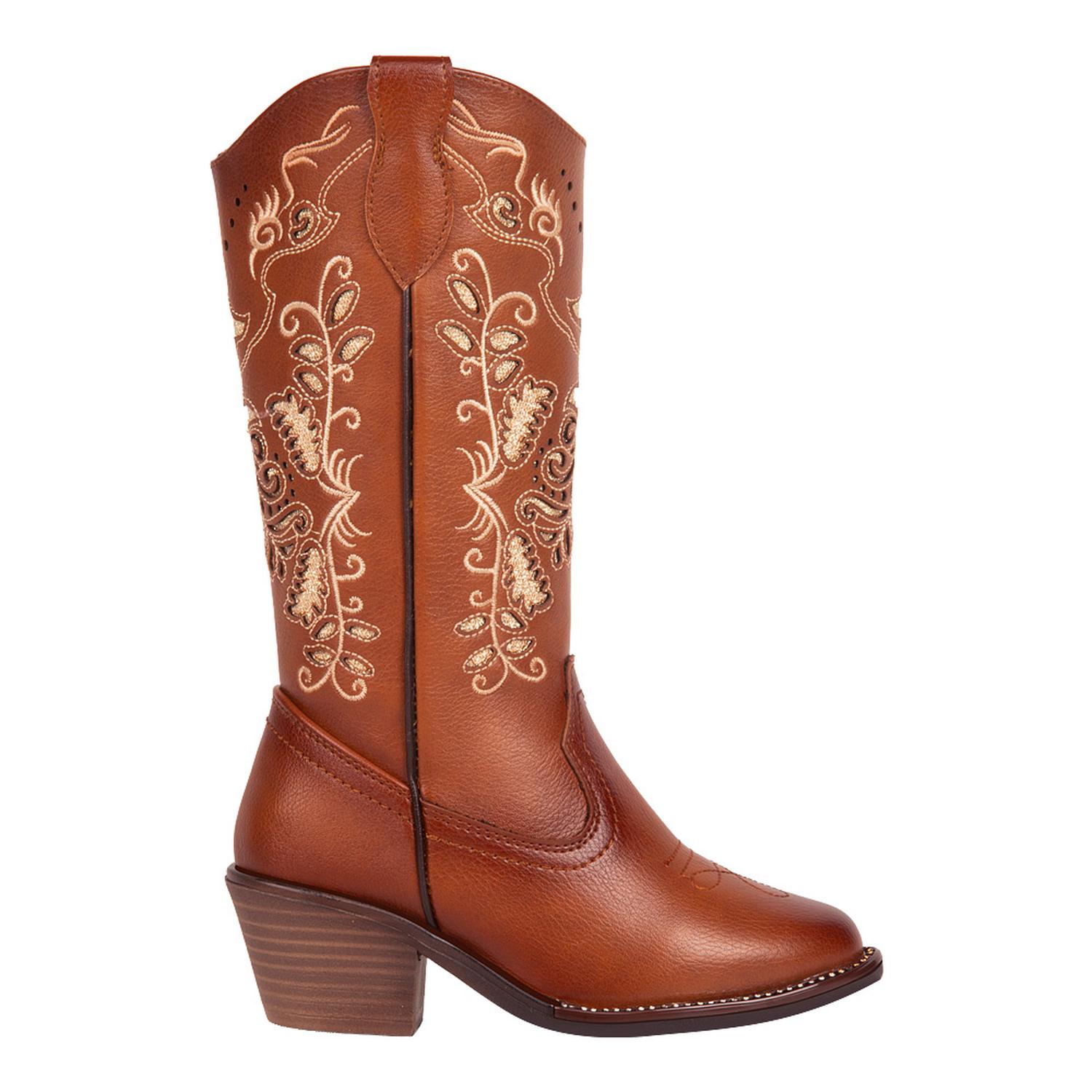 BOTA NIÑA VIVIS SHOES KIDS VAQUERA TUBO BORDADO 1345102 — imagen 1