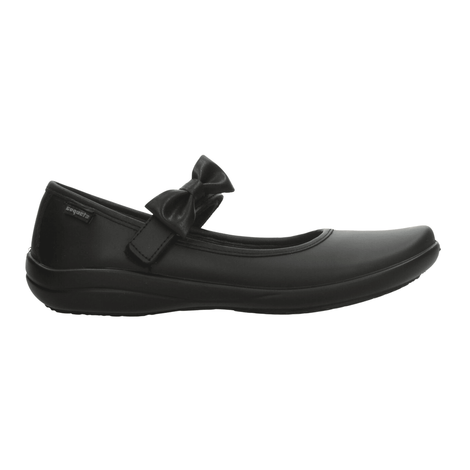Zapato Escolar Coqueta Niña Negro Escolar Infantil T21-28 — imagen 2