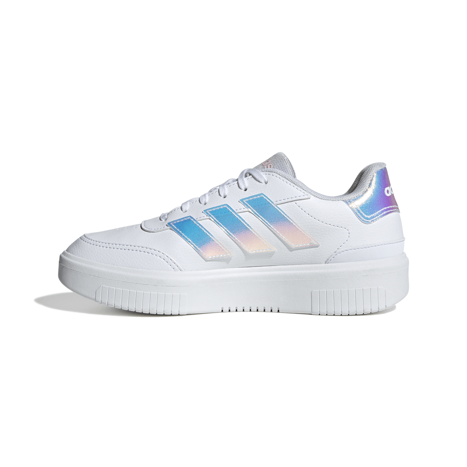 Tenis Adidas Courtblock Bold Dama Casual Blanco Mujer — imagen 4