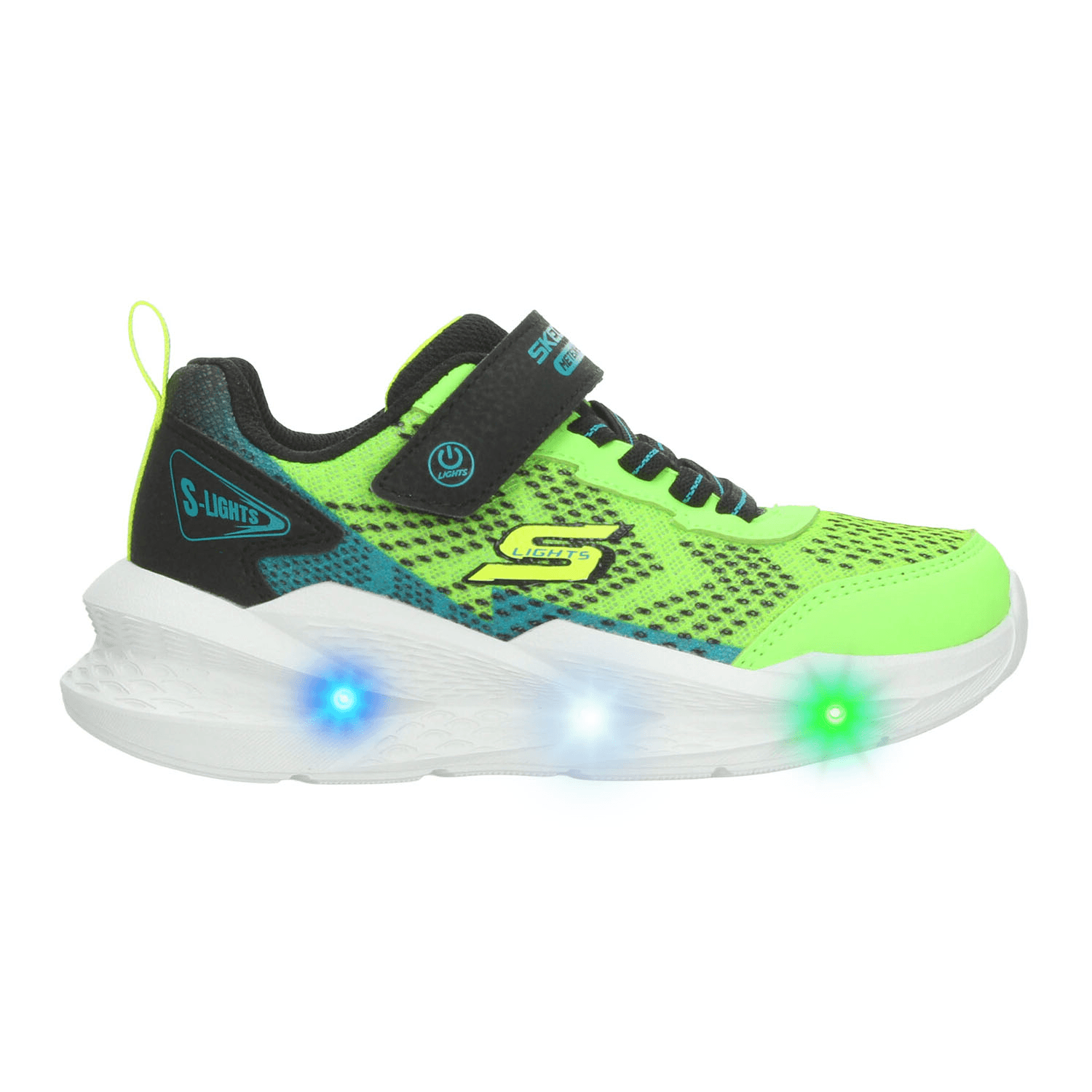 Tenis Skechers Meteor-Lights 2.0 Niño Casual Led Verde Infantil T17-22 — imagen 10