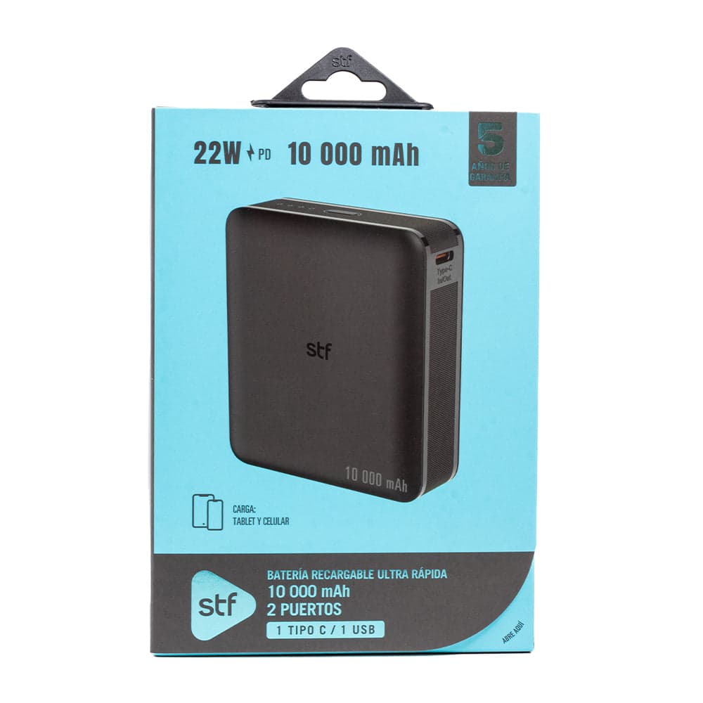 Batería STF Power Bank: 10,000 mAh, 22W, Carga Ultra Rápida — image 10