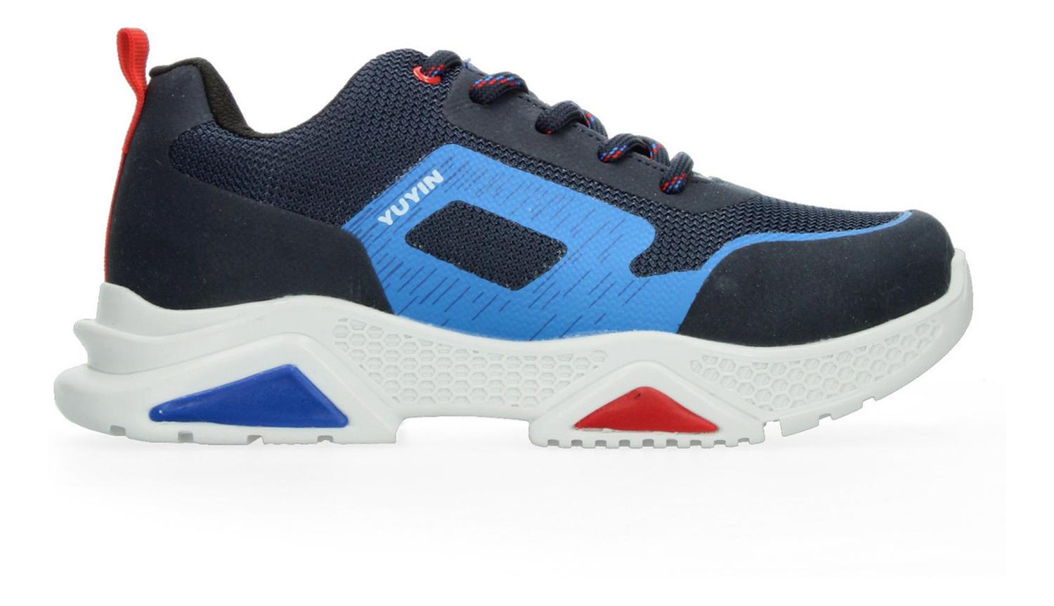 Tenis Yuyin Niño Casual Azul Infantil T18- 26 — imagen 1