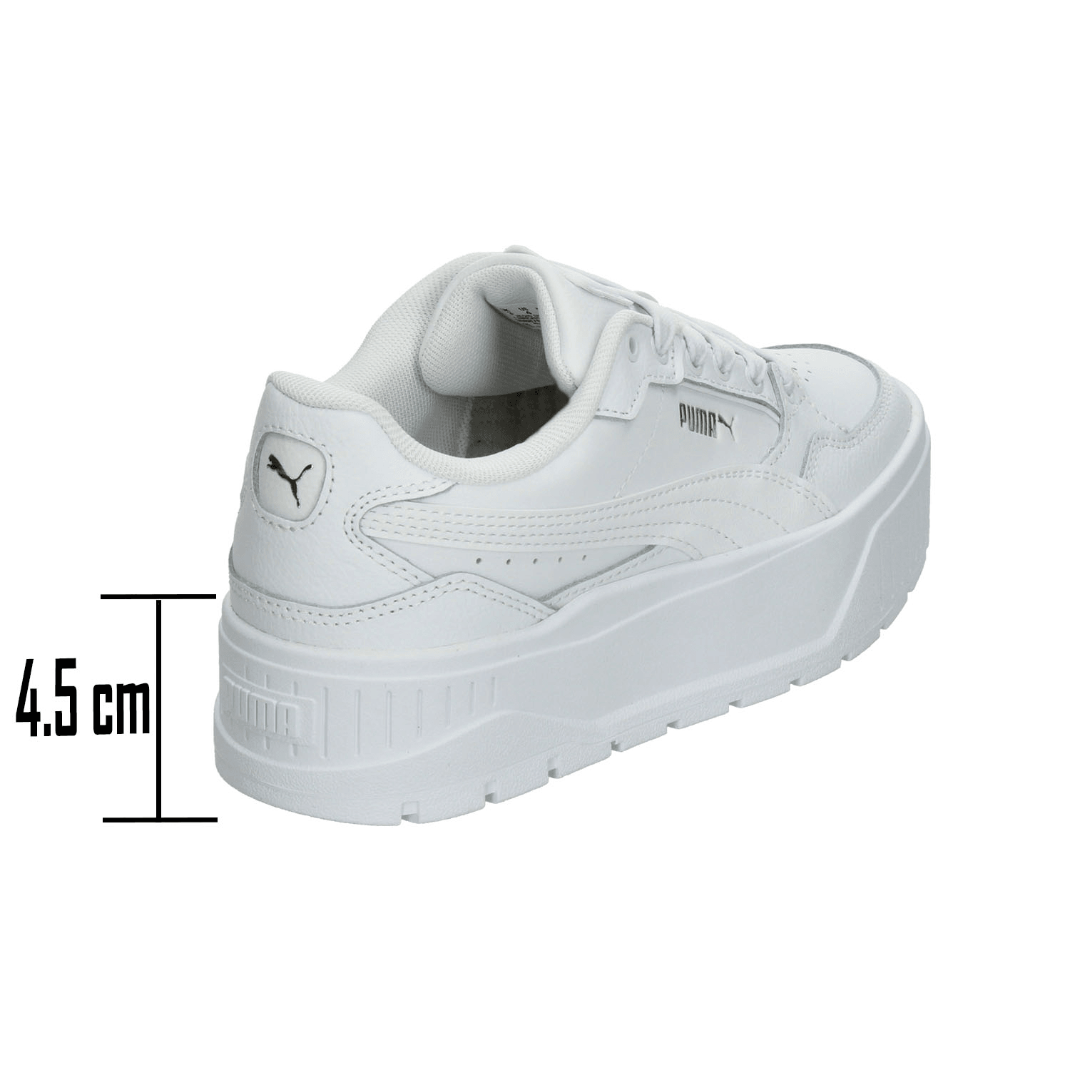 Tenis Niña Puma Karmen II Idol Blanco Casual Infantil T22-25 — imagen 4