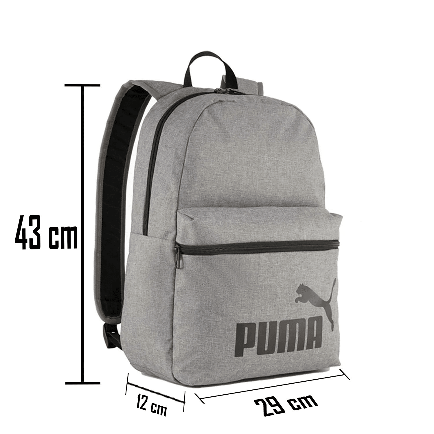 Mochila Puma Phase Gris Escolar Unisex — imagen 3