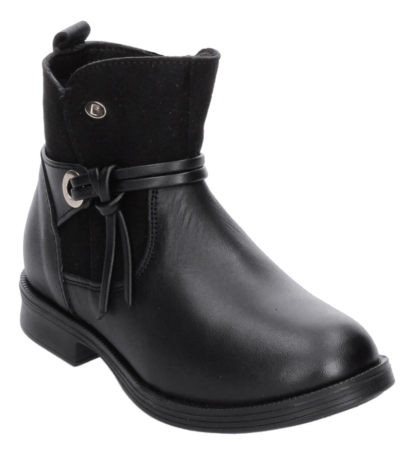 Bota Niña Coqueta Negro Casual Infantil — imagen 3