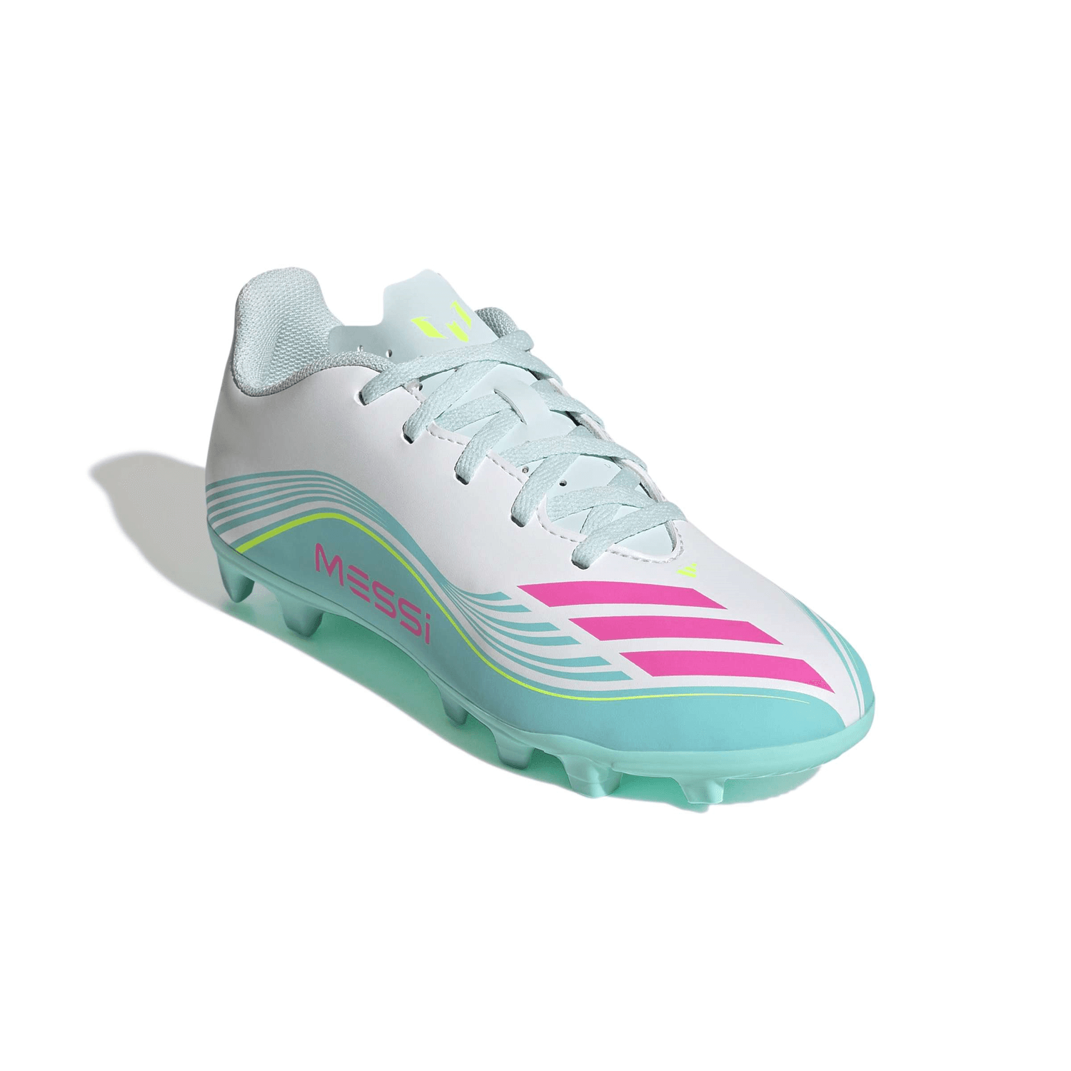 Tenis Adidas F50 Messi Club Niño Fútbol Plata Infantil T22-25 — imagen 2
