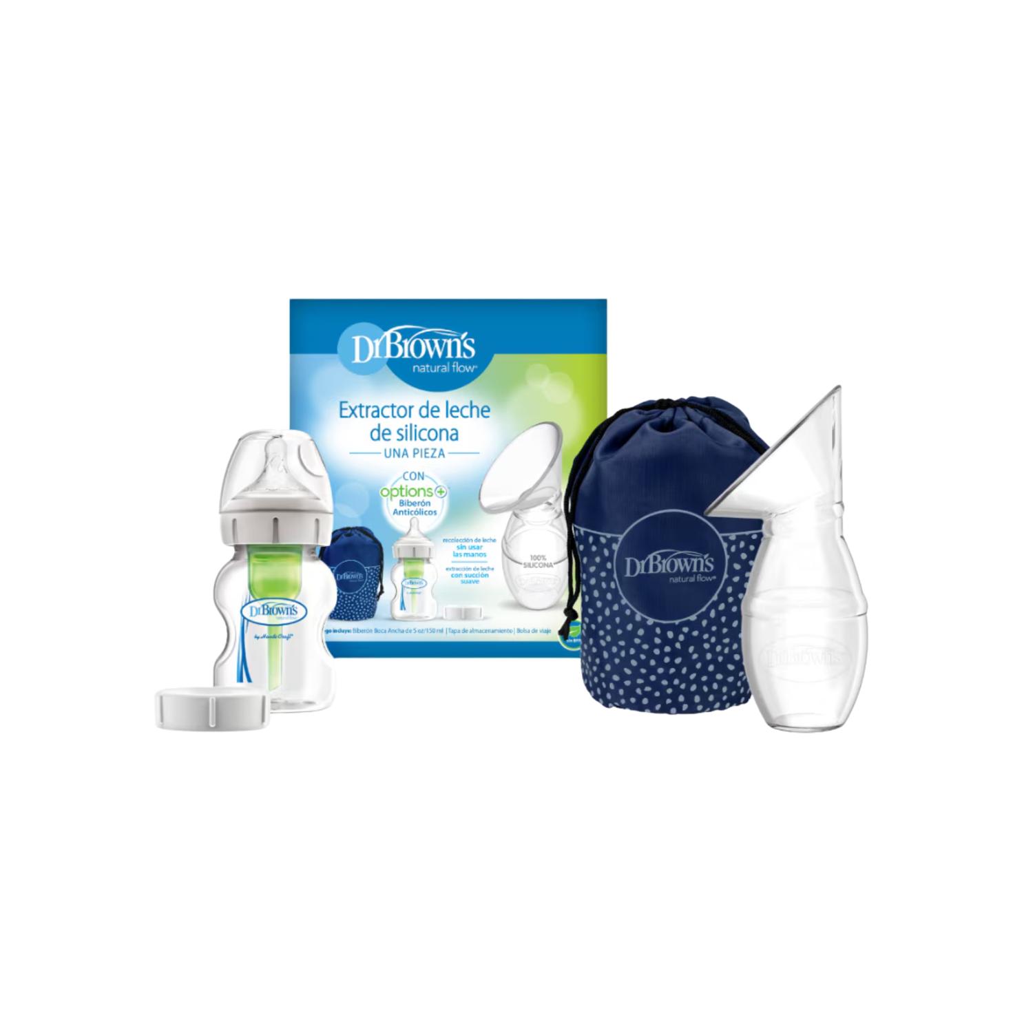 Extractor Y Recolector De Leche Dr Brown's Plástico Con Biberón Standard 4oz — imagen 2
