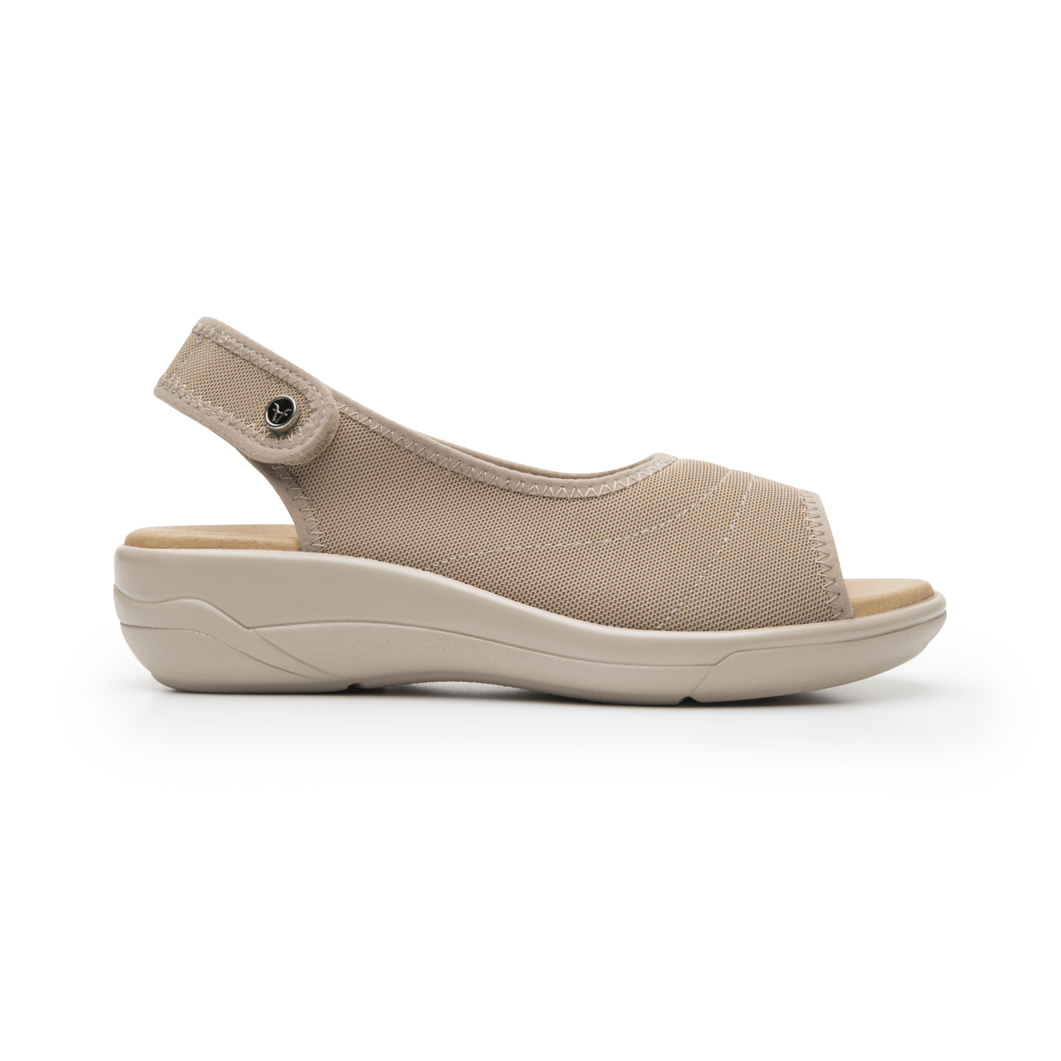 Sandalias Flexi Dama Casual Beige Mujer — imagen 1