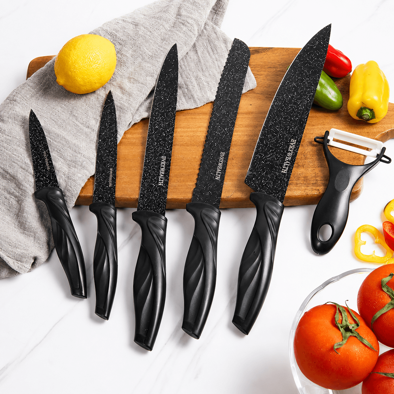 Set de cuchillos de cocina (6 piezas) — imagen 4