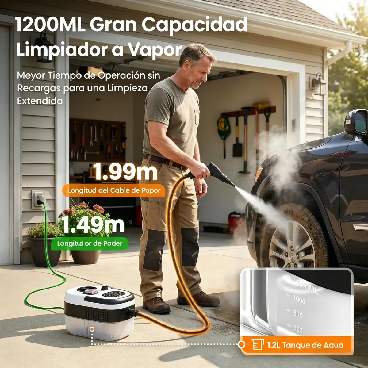 Limpiador Portátil de Vapor — imagen 6