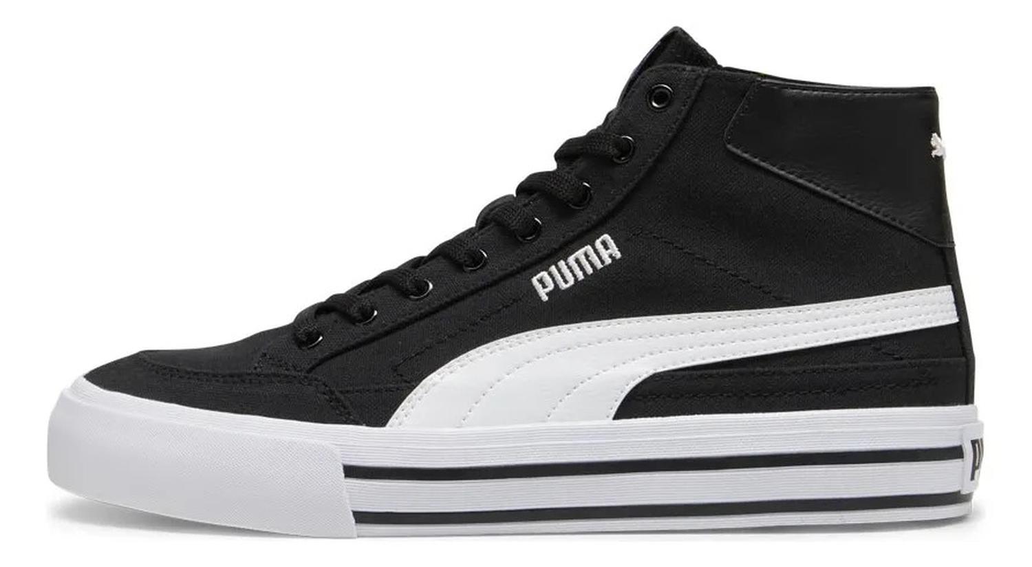 Tenis Puma Caballero Casual Court Classic Vulc Mid 1140071 — imagen 5