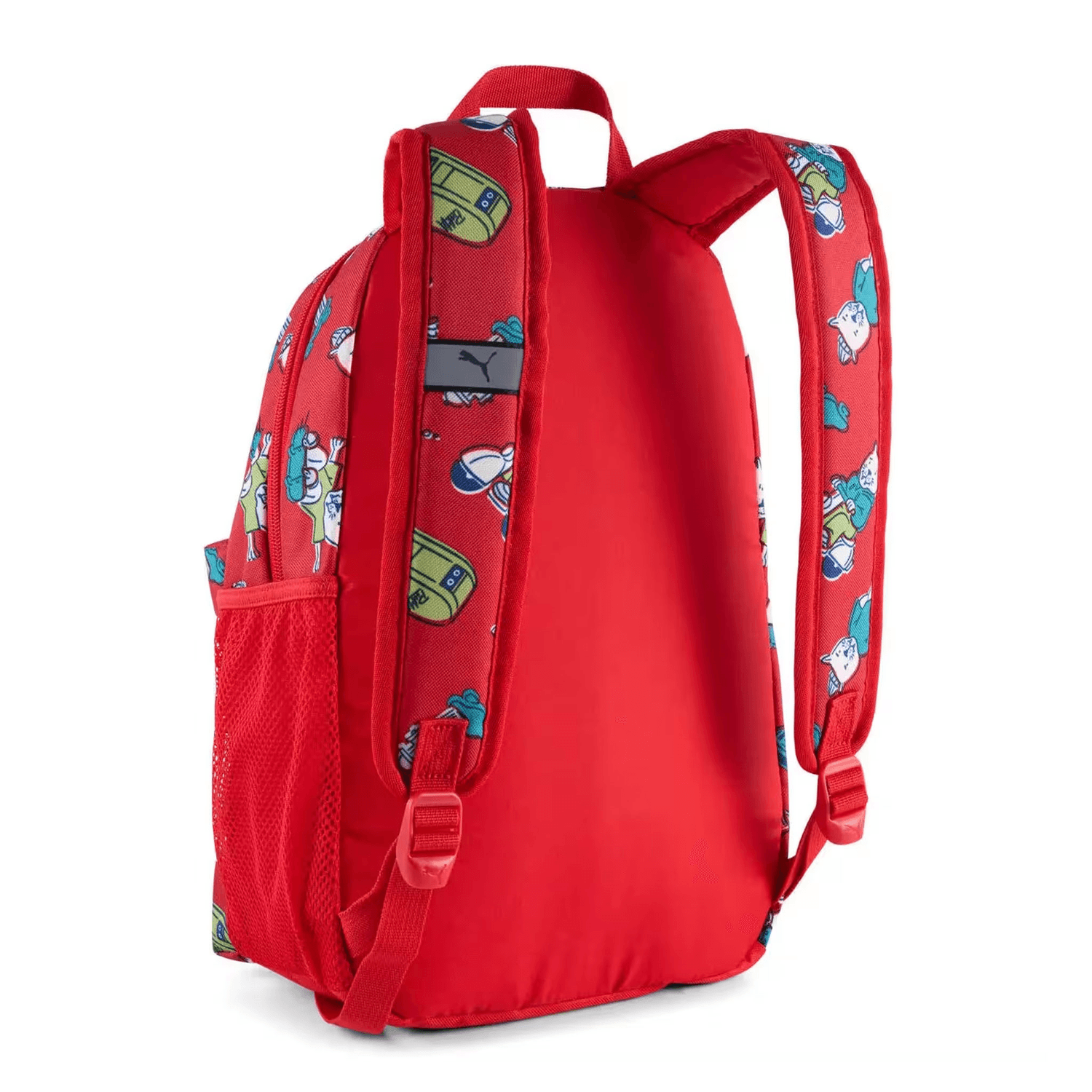 Mochila Puma Phase Niño Escolar Bolsillo lateral Rojo Infantil 11L — imagen 2