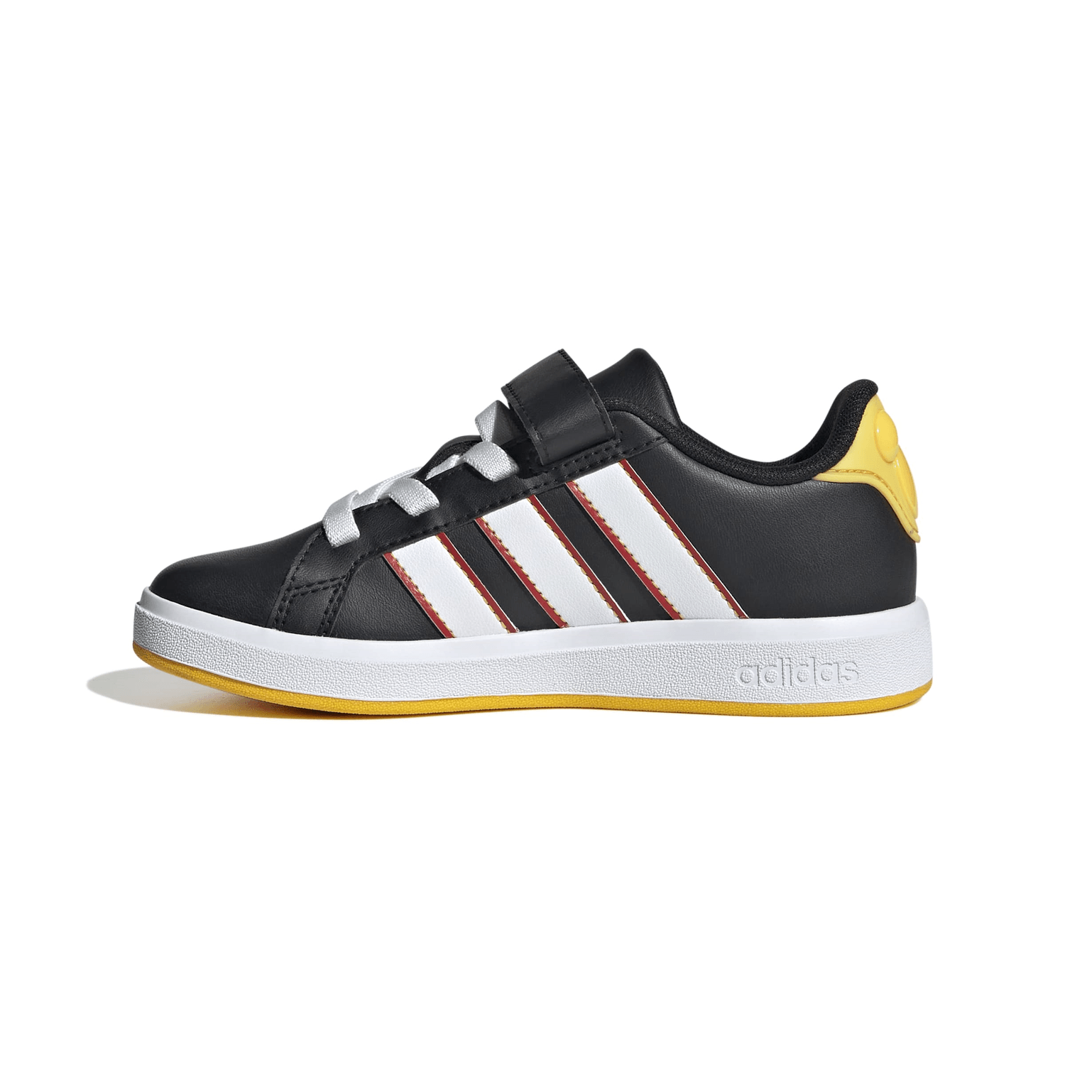 Tenis Adidas Grand Court Mickey Mouse Niño Negro Infantil T16-22 — imagen 5