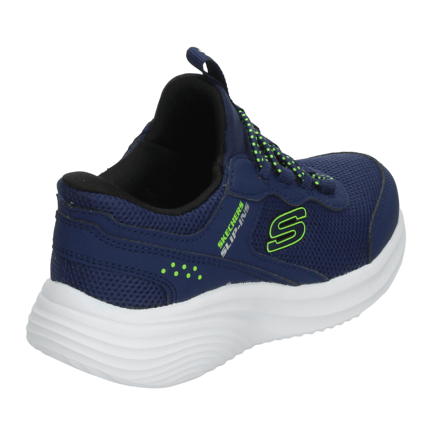 Tenis Skechers Bounder Pro Niño Deportivo Slip Azul Infantil T17-22 — imagen 3