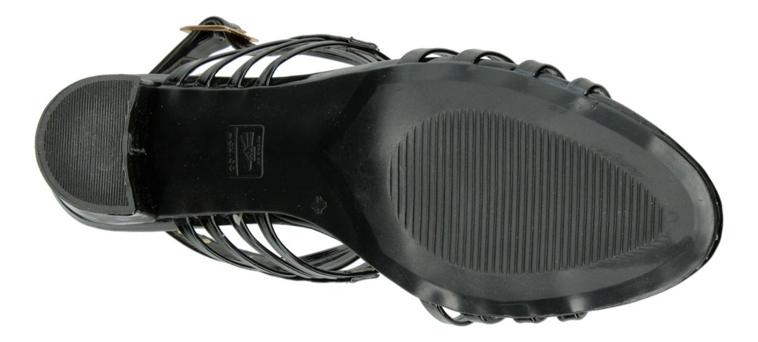 Sandalias Mujer Rivedy Negro Casual Dama — imagen 10
