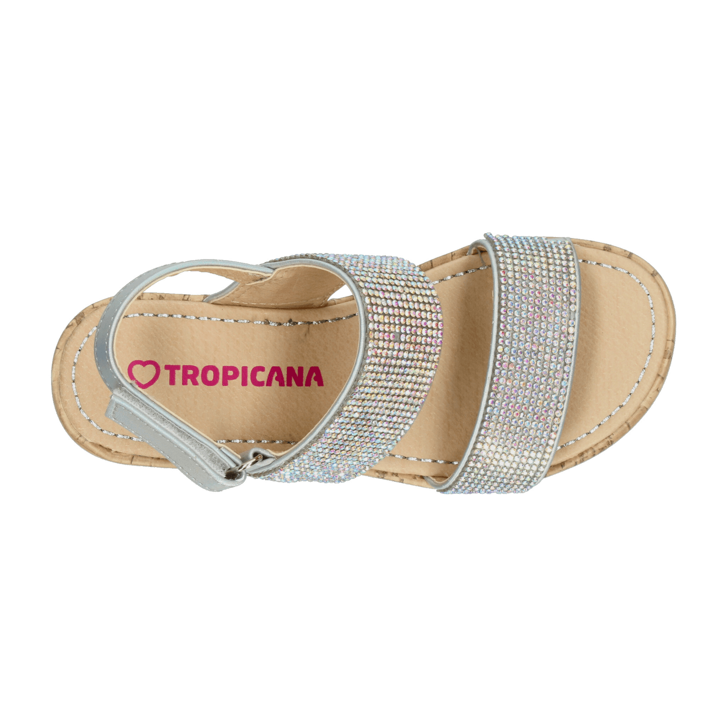 Sandalias Niña Tropicana Plateado Casual Infantil T22-25 — imagen 9