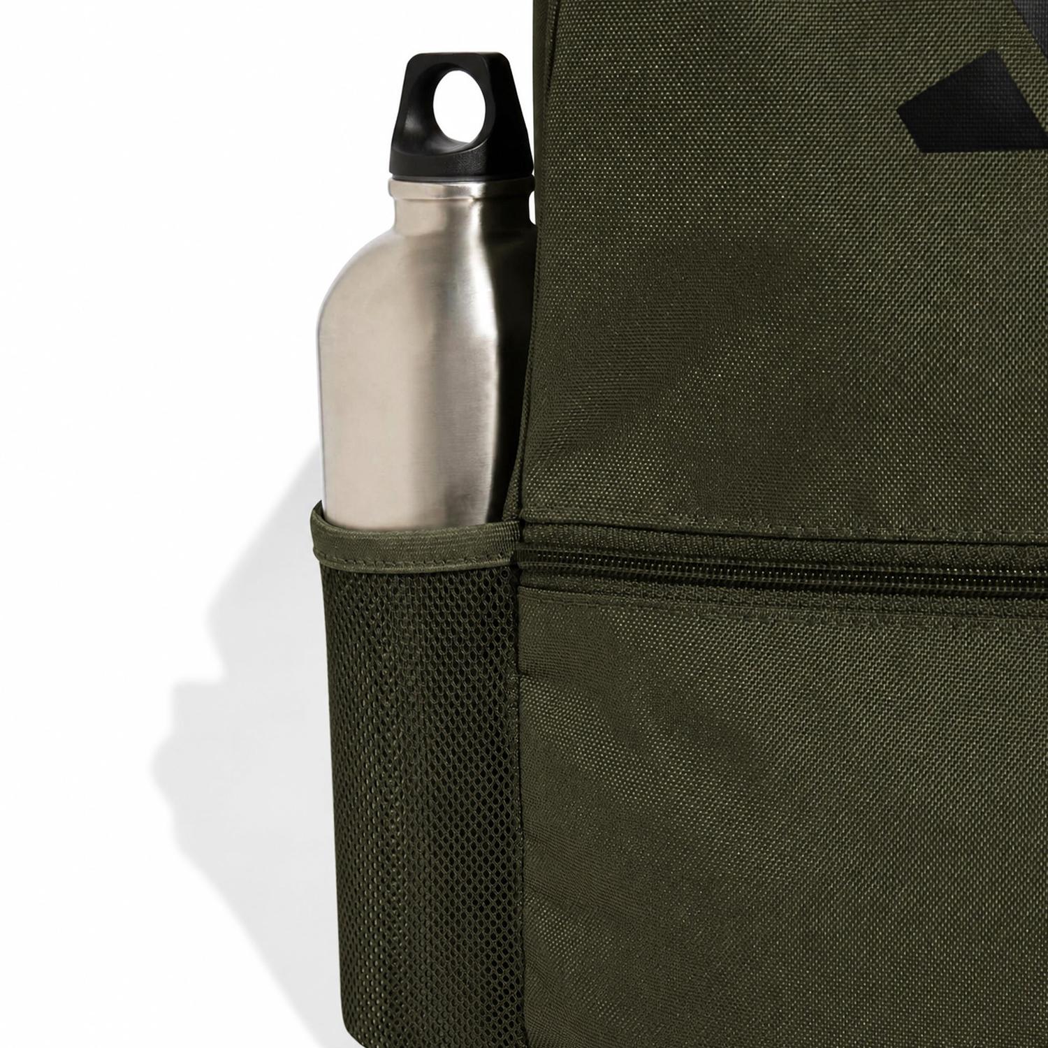 Mochila Unisex Adidas Classic 23 Olivo Escolar 23L — imagen 5