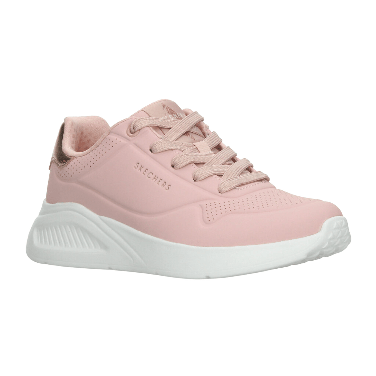 Tenis Skechers Street Uno Lite Dama Casual Rosa Mujer — imagen 2