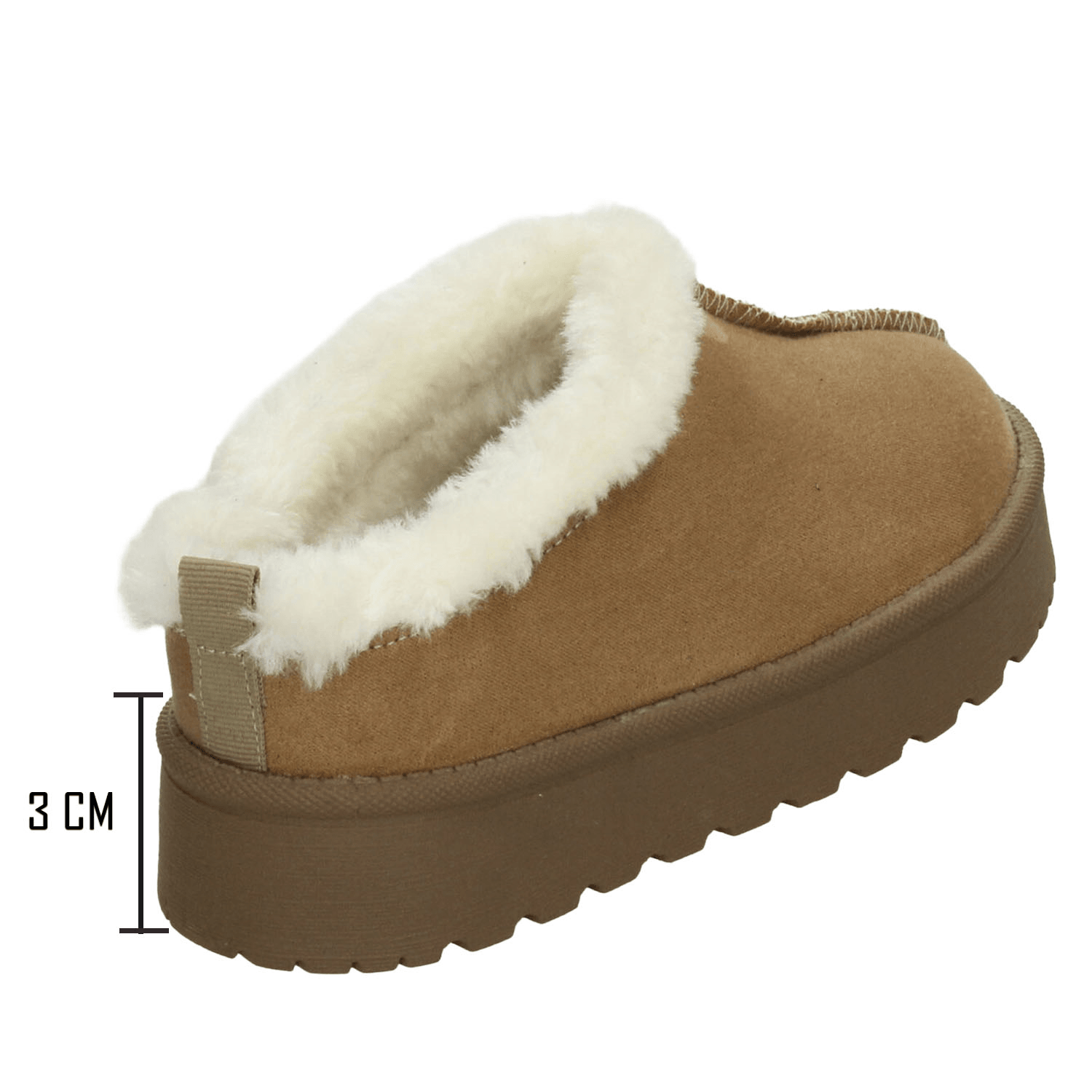 Zueco Vavito Niña Camel Casual Peluche Juvenil T22-27 — imagen 4