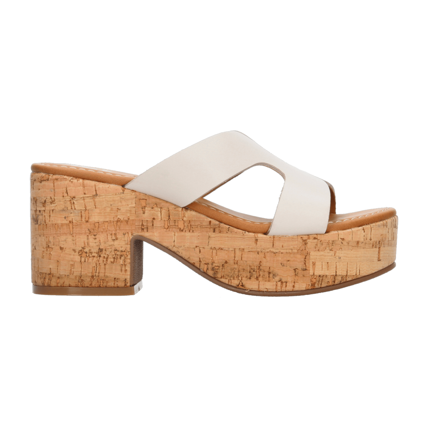 Sandalias Efe Dama Casual Tacón 7.5cm Latte Mujer — imagen 1