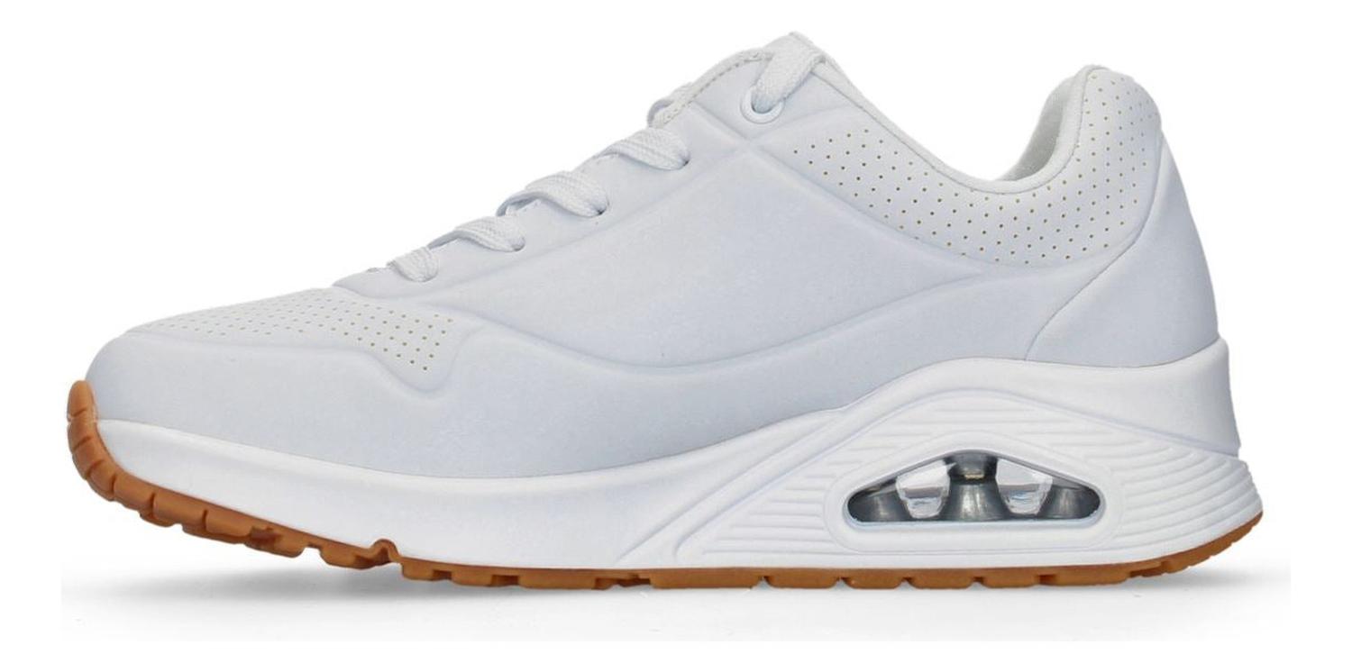 Tenis Dama Skechers Blanco Casual Mujer — imagen 6
