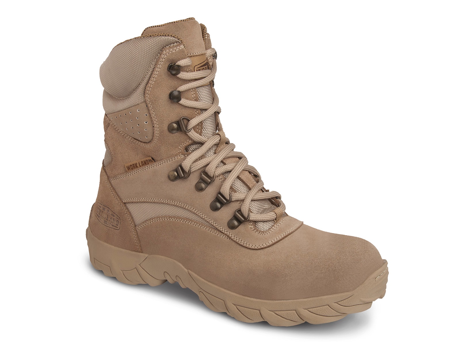Bota Táctica Hombre Militar Botin piel Workland 76224 Arena — imagen 6