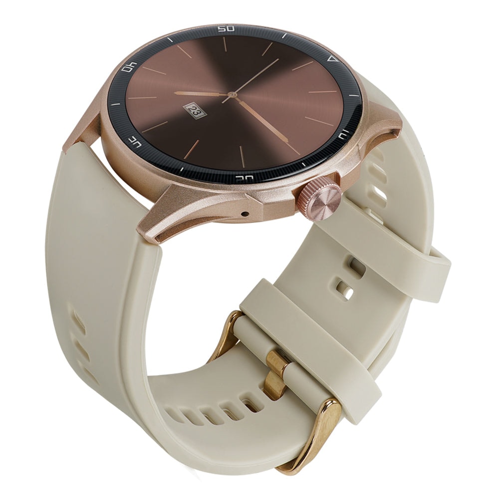 Smartwatch Reloj Kronos Oblivion STF Pantalla Amoled 1.43" Resistencia al agua IP68 Beige — imagen 10