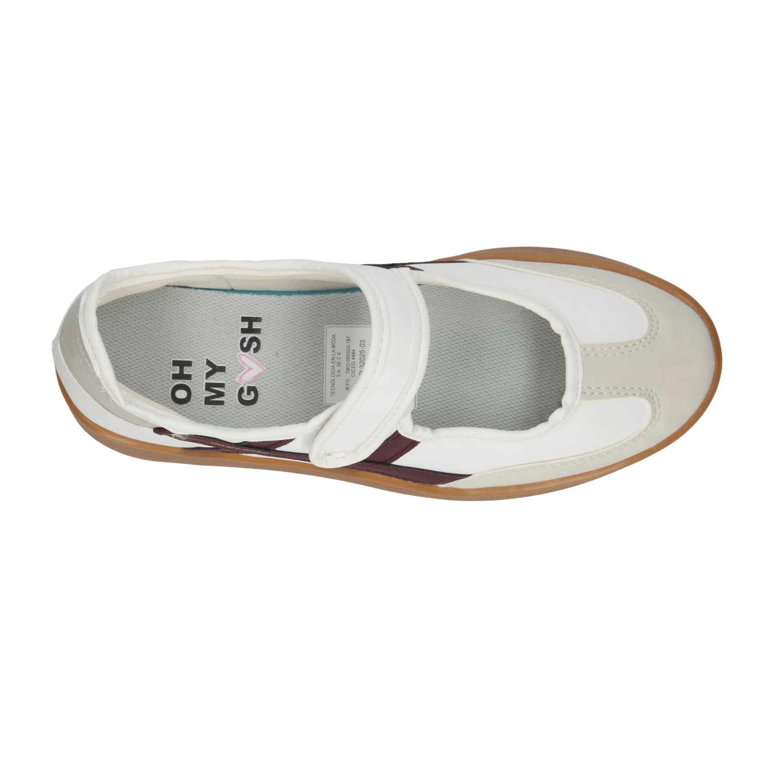 Tenis Gosh Dama Blanco Casual Mary Jane Mujer — imagen 9