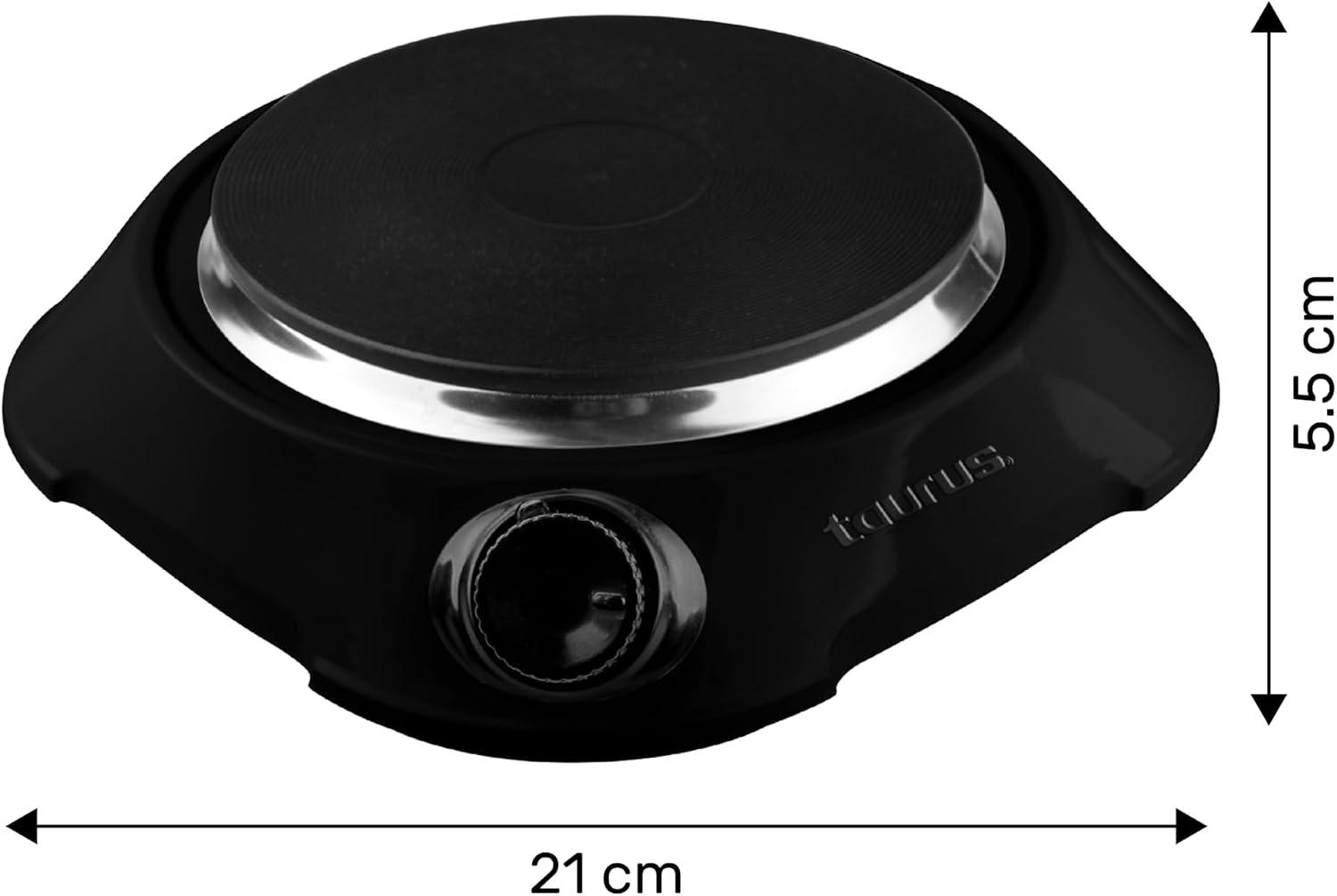 Parrilla Eléctrica Taurus Helios Disco Hierro Fundido 1500 W Negro — imagen 7