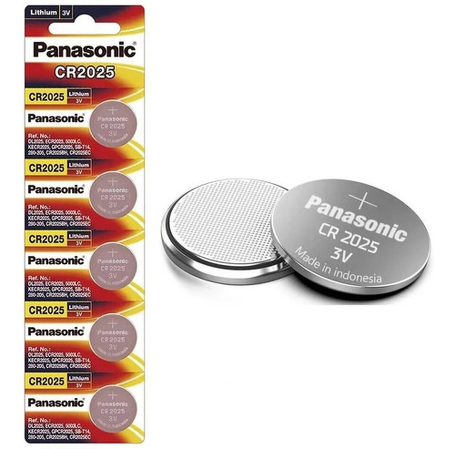 Panasonic Cr2025 3v Cr-2025 Tira Con 5 Unidades 3v — imagen 2