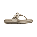 Sandalias Flexi Dama Casual Dorado Mujer