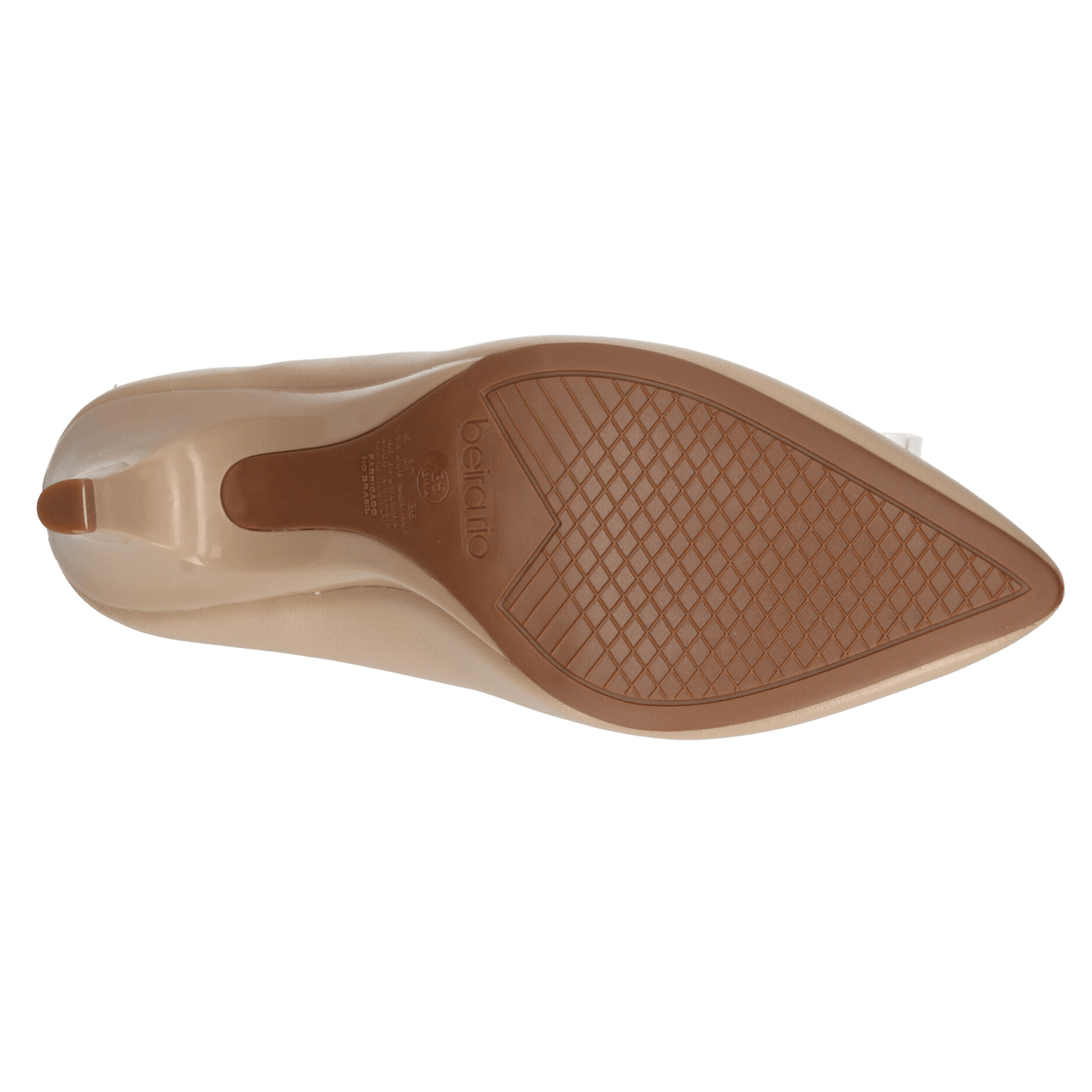 Zapatillas Beira Rio Dama Beige Formal Stiletto Mujer — imagen 10
