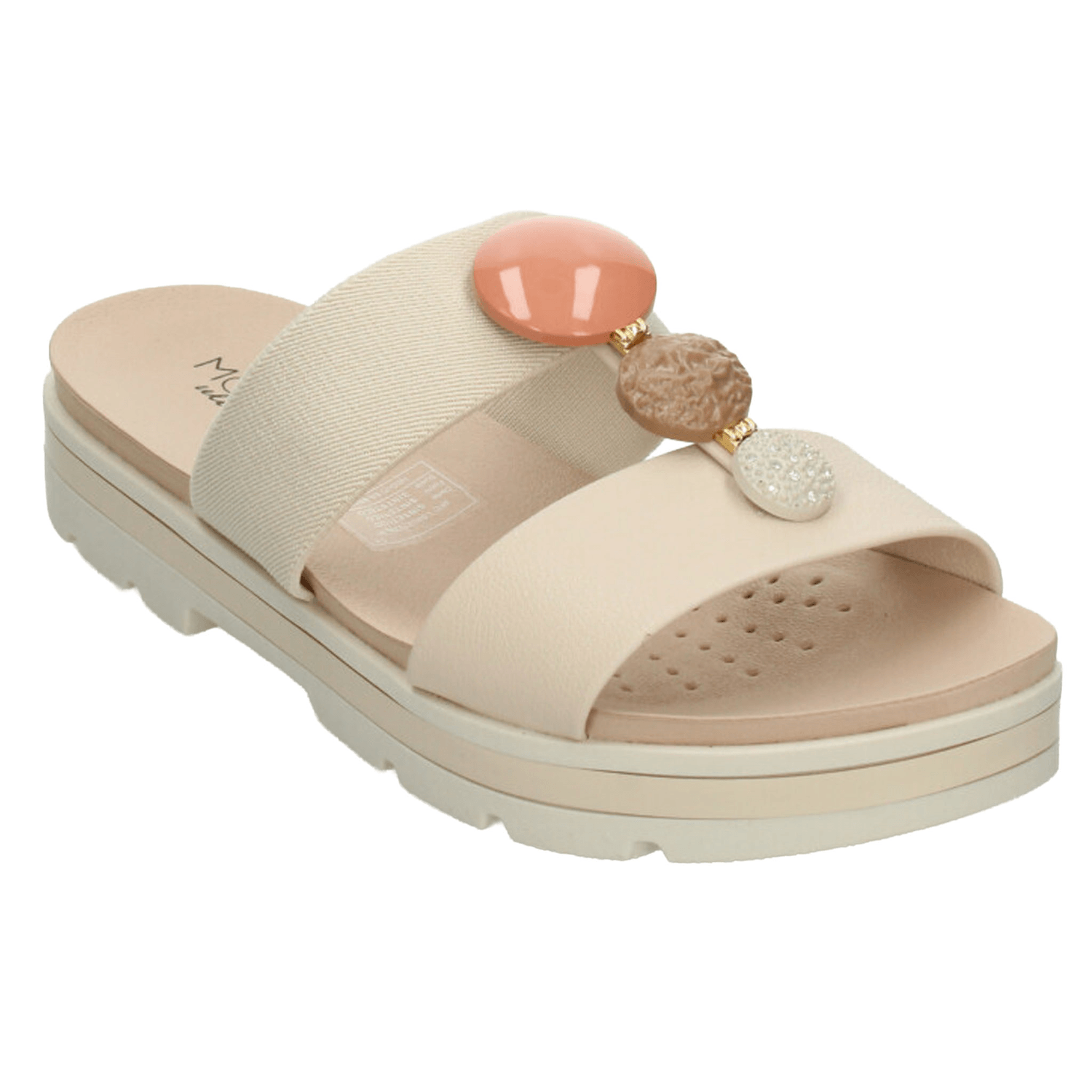 Sandalias Modare Dama Crema Casual Para Mujer — imagen 5