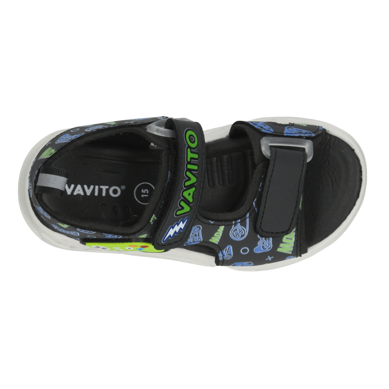 Sandalias Vavito Niño Negro Casual Infantil T15-18 — imagen 9