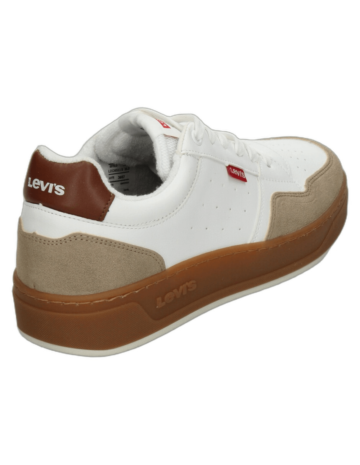 Tenis Levis Hombre Blanco Casual Para Caballero — imagen 4